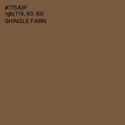 #775A3F - Shingle Fawn Color Image